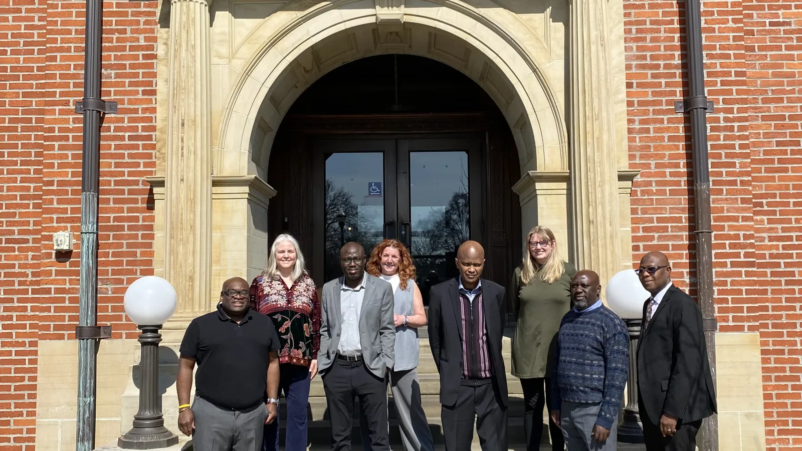 Members of the Association for African Studies Programs at Hale Hall, The Ohio State University