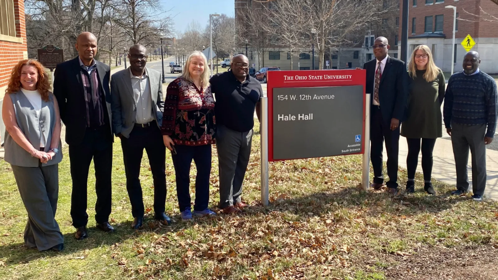 Members of the Association for African Studies Programs at Hale Hall, The Ohio State University