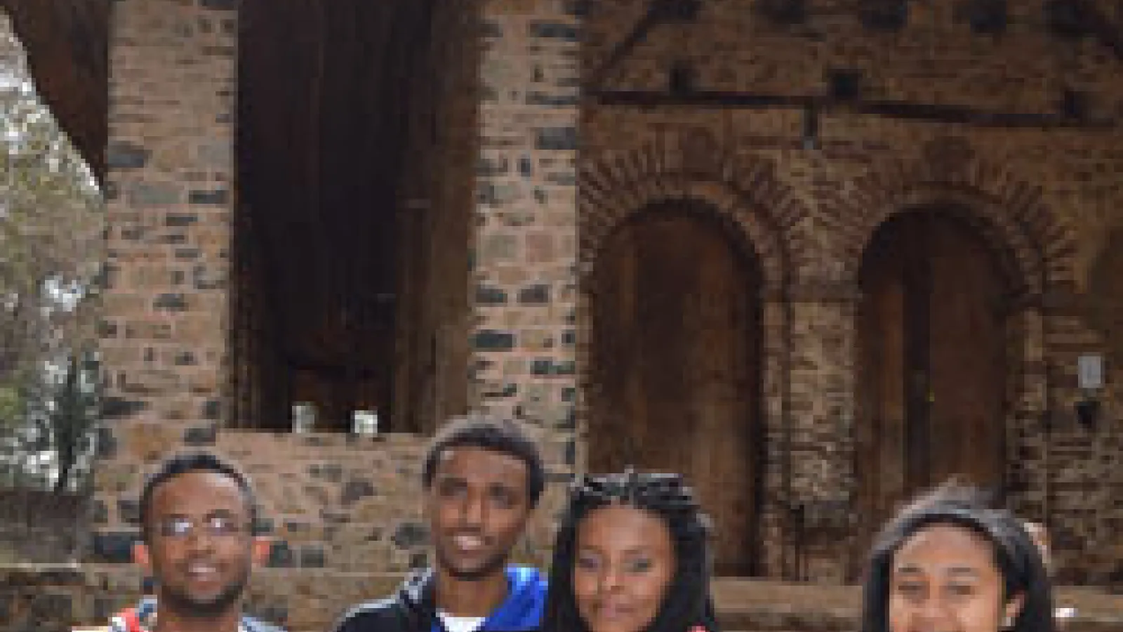 OSU students visit Gondar castle