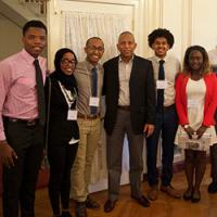 Group photo of students at the Eritrean Embassy