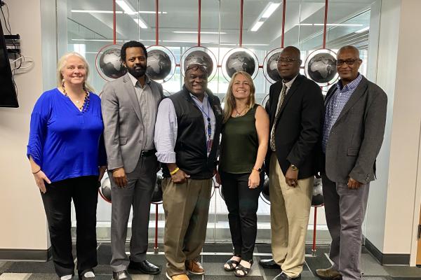 Picture of CAS, and Ohio University's African Studies Program and Center for International Studies members at CAS.