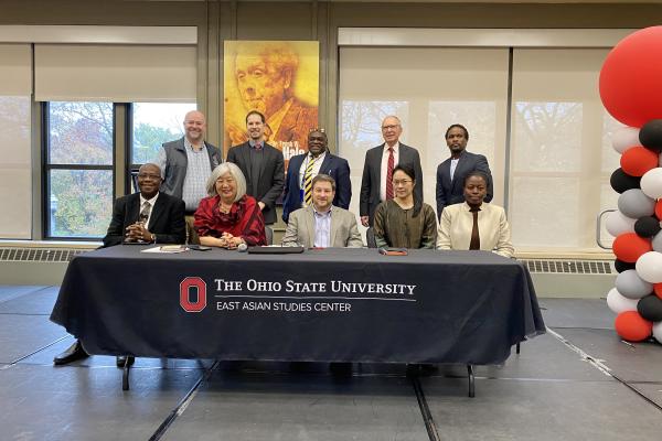 Ohio State China-African Symposium group picture 1