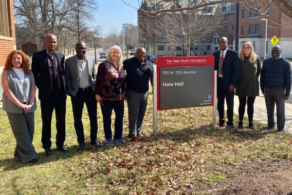 Members of the Association for African Studies Programs at Hale Hall, The Ohio State University