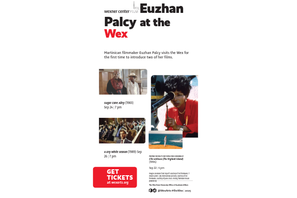 Wexner Center Flyer for Euzhan Palcy