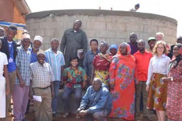 cistern in tanzania