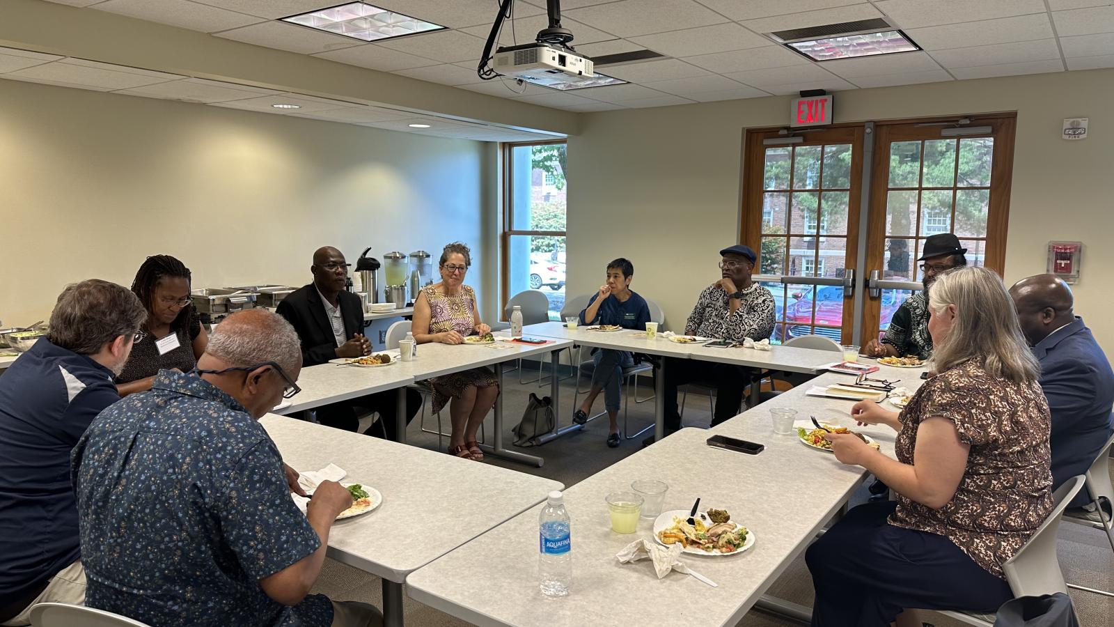 CAS ASP Visit Group Working Lunch Picture