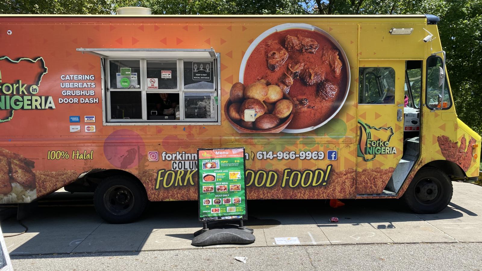 Fork in Nigeria food truck at Columbus African Festival.