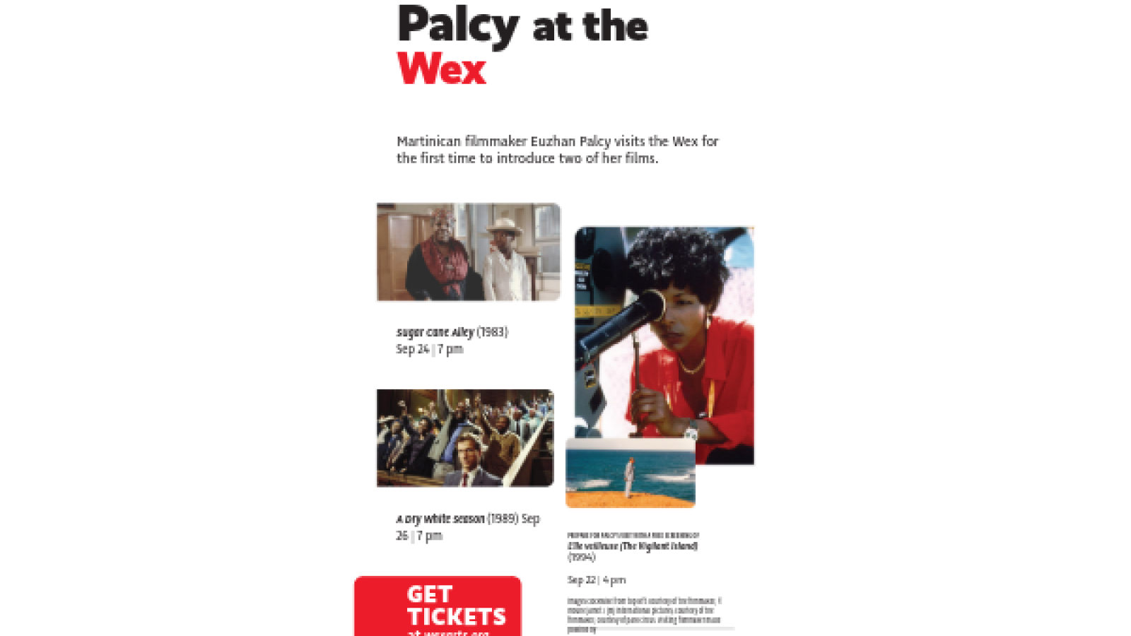 Wexner Center Event Flyer