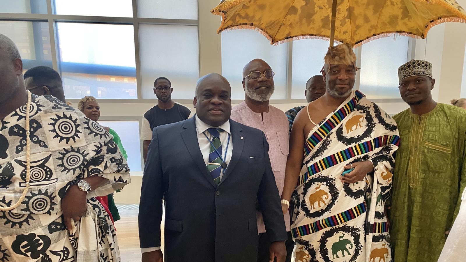 Ghanaian King at Ohio State; August, 2025