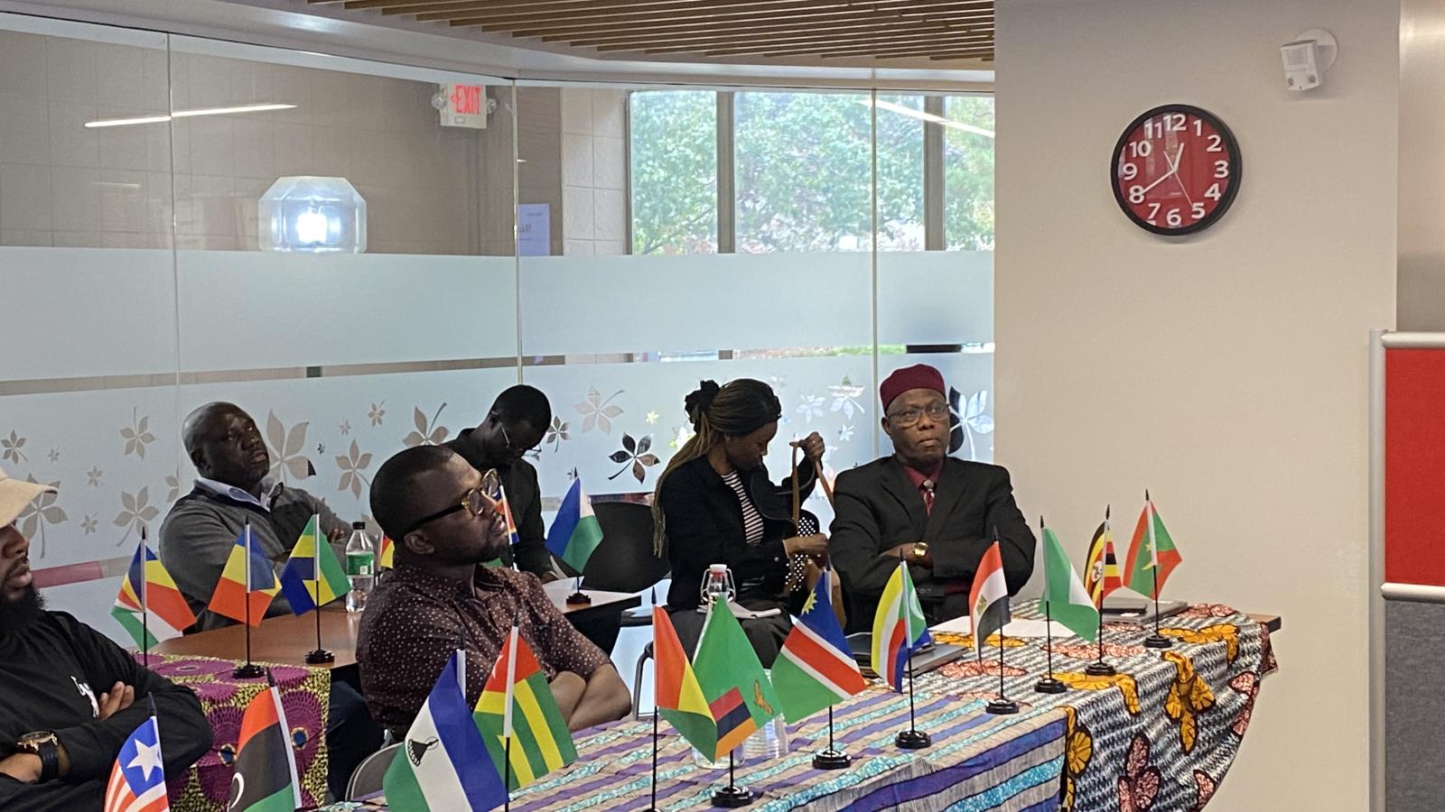 Picture of attendees at Africa at Noon lecture.