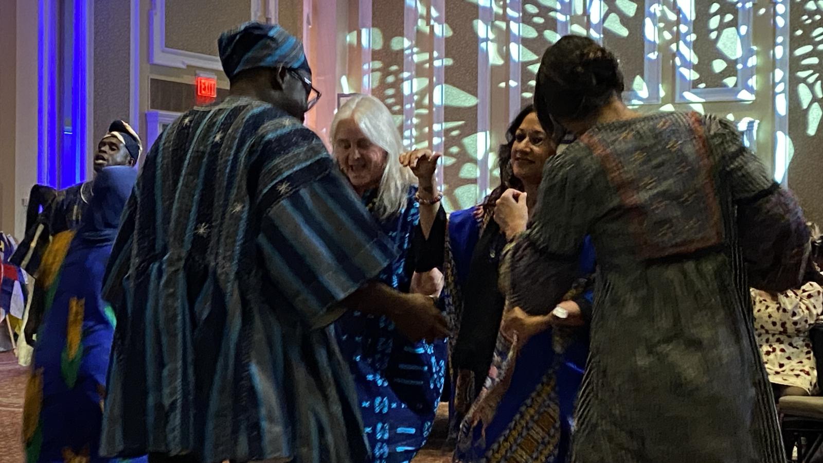 Dancing at Ohio University's Africa Night Celebration