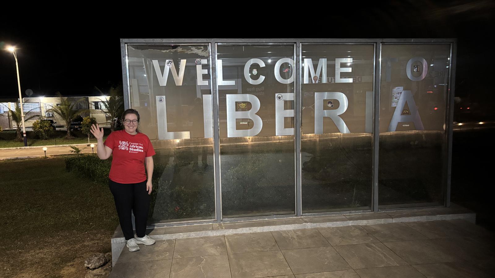 Dr. Quimper lands in Monrovia
